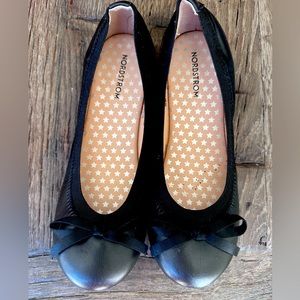 Nordstrom Girls Black Ballet Flats - SZ 3